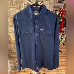Dixxon Flannel Company “The Myers” Navy Plaid Button Up Shirt Men’s M